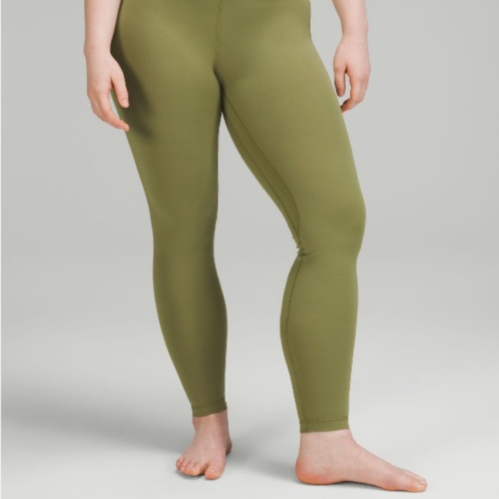 Lulu lemon Align Olive Green Leggings sz 4 28 inseam